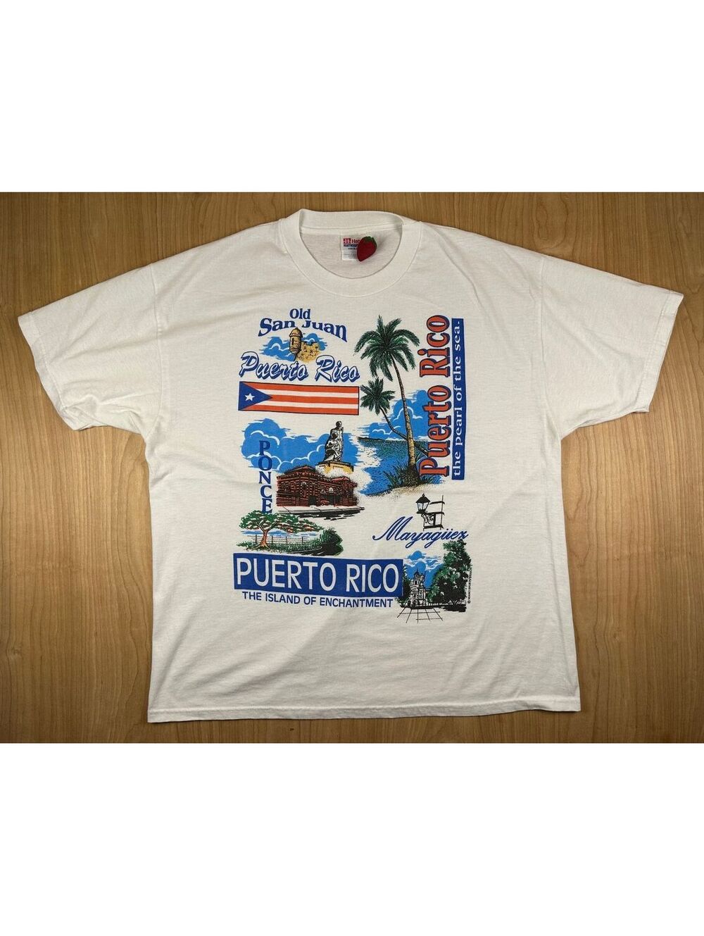 Vintage 90s Puerto Rico tshirt xlarge tourist souvenir san juan ponce travel